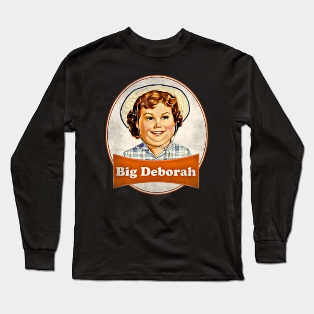 Big deborah, vintage retro 80s Long Sleeve T-Shirt by Funny sayings